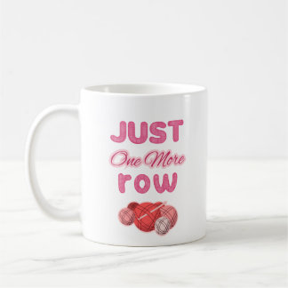 Roze Brei Nog Maar Eén Rij Koffiemok