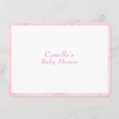 Roze Breng een Boek Boek Worm  Informatiekaartje (Achterkant)