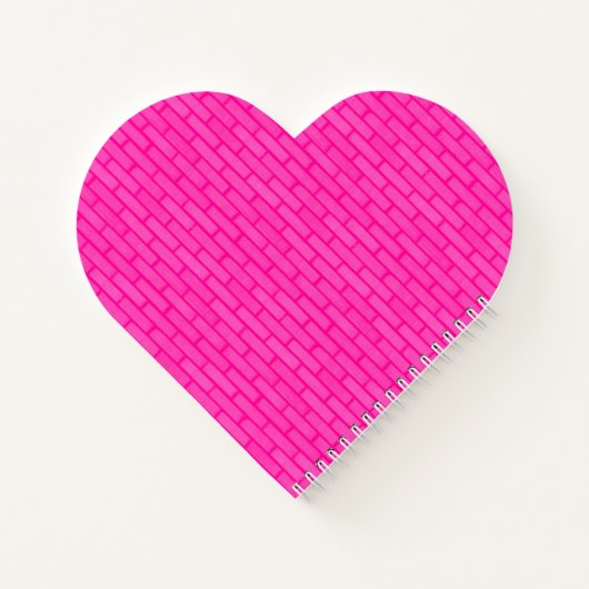 Roze Brick Notitieboek (Achterkant)