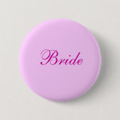 Roze bride Button (Voorkant)