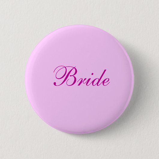 Roze bride Button (Voorkant)