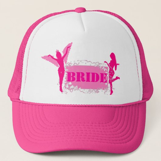 Roze brides bachelorette trucker pet (Voorkant)
