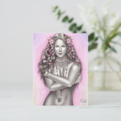 Roze Briefkaart (Staand voorkant)