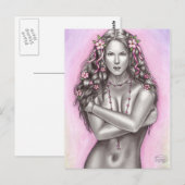 Roze Briefkaart (Voorkant / Achterkant)