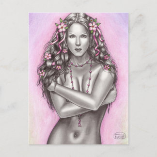 Roze Briefkaart