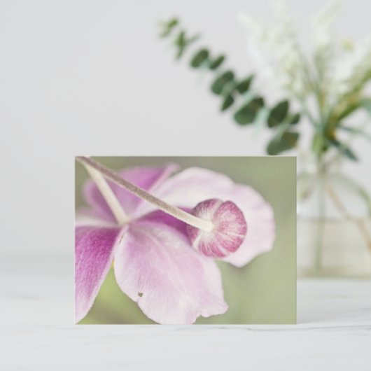  Roze Briefkaart (Staand voorkant)