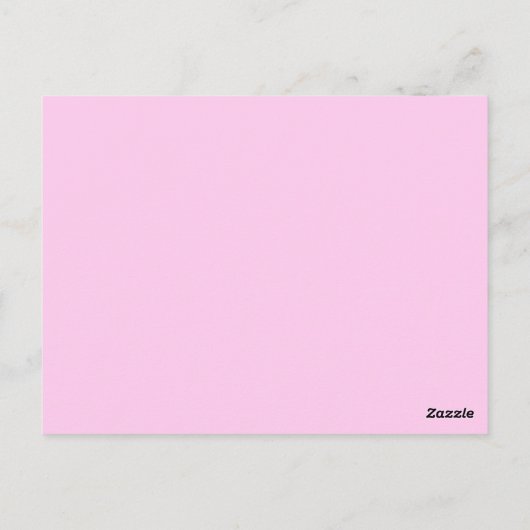 roze briefkaart (Achterkant)