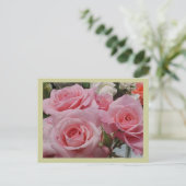 Roze Briefkaart (Staand voorkant)