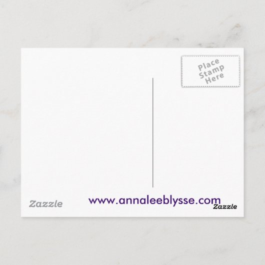 Roze Briefkaart (Achterkant)