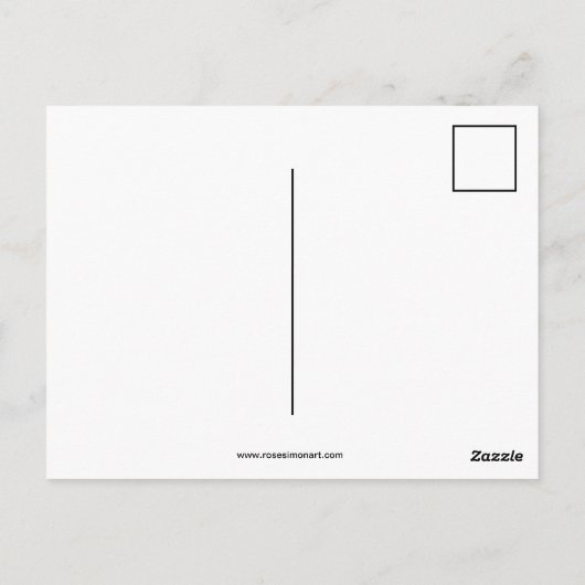 Roze Briefkaart (Achterkant)