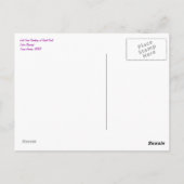 Roze Briefkaart Flamingo (Achterkant)