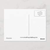 Roze Briefkaart Ladybug (Achterkant)