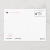 Roze Briefkaart met schuifniveau (Achterkant)