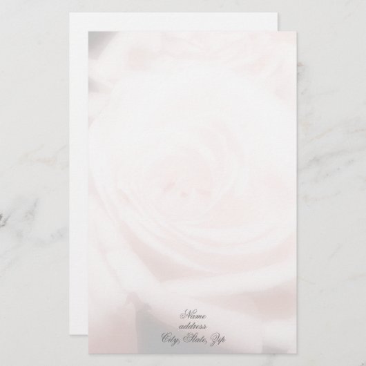 Roze Briefpapier (Voorkant / Achterkant)