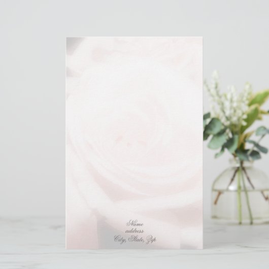 Roze Briefpapier (Staand voorkant)