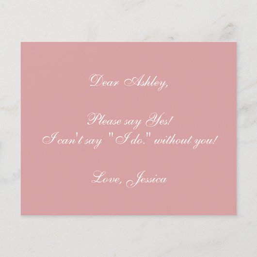 Roze briefvormig voorstel Stustbegroting eenvoudig (Achterkant)