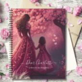 Roze Brieven aan mijn Dochter Geheugen Keepsake Cu Notitieboek