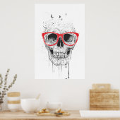 Roze bril poster (Keuken)