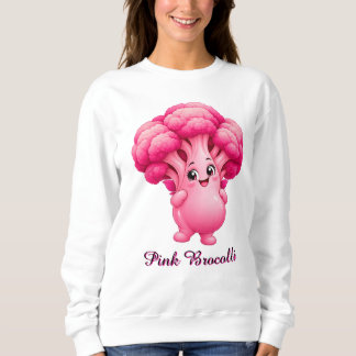 Roze broccoli trui