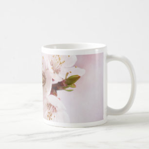 Roze bronbloesems koffiemok
