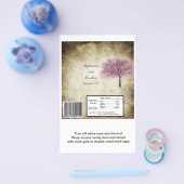 Roze Brondenweddenschap Grote Hershey's Wrapper Flyer (Enkel)