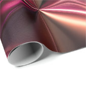 Roze Brons Metallic Patroon Wrapping Papier (Rol Hoek)