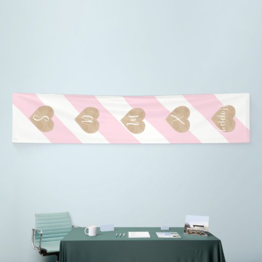 Roze broodkandriet Gingerbrood banner (Beurs)
