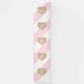 Roze broodkandriet Gingerbrood banner (Verticaal)