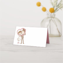 Roze bruid bruidegom Cartoon bruiloft Vrijgezellen