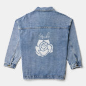Roze Bruid Denim Jacket (Achterkant)