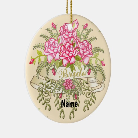 Roze bruid ornament (Rechts)