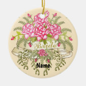 Roze bruid ornament (Voorkant)