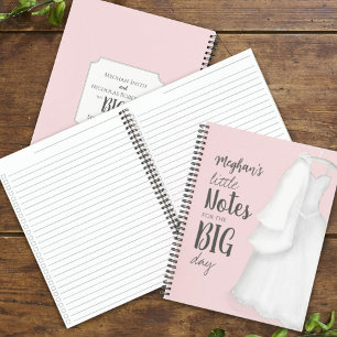 Roze Bruid Planner Gepersonaliseerd Notitieboek