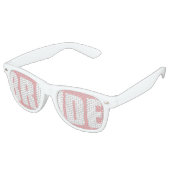 Roze Bruid Shades Retro Zonnebril (Gekanteld)