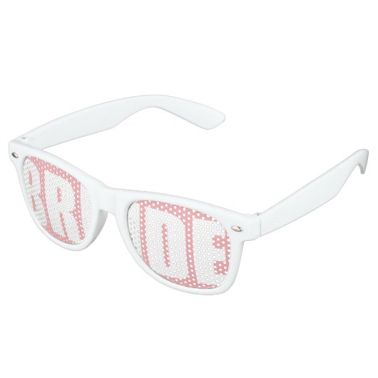 Roze Bruid Shades Retro Zonnebril (Gekanteld)