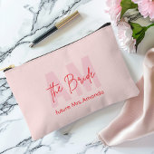 Roze Bruids Cadeau | Aangepaste Naam Etui