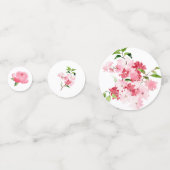 Roze Bruidsdouche Confetti (Voorkanten)