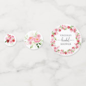 Roze Bruidsdouche Confetti (Achterkanten)