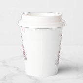 Roze bruidsfeest papieren bekers (Rechts)