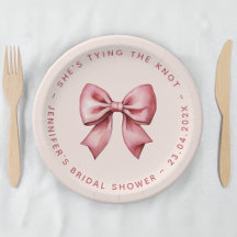 Roze Bruidsfeest Rode Strik Zij Knoopte de Kousen 