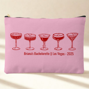 Roze bruidsmeisje Espresso Martini vrijgezellenfee Etui