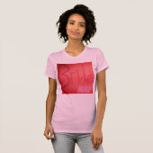 ROZE BRUIDSMEISJE ROZE KLEUR T-SHIRT (Voorkant volledig)