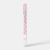 Roze bruidsmeisje telefoonhoesje iPhone 15 case (Linkerkant)