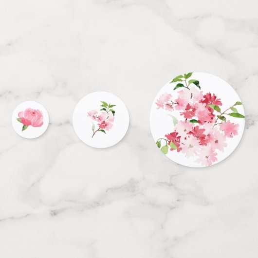 Roze Bruidsmeisjesfeest Confetti (Voorkanten)