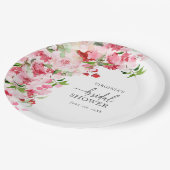 Roze Bruidsmeisjesfeest Papieren Bordje (Gekanteld)