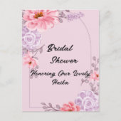 ROZE BRUIDSSCHMAK UITNODIGING (Voorkant)