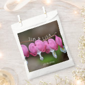 Roze bruiloft bedankzakje (Geknipt)