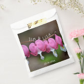 Roze bruiloft bedankzakje (Gezegeld)