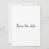 Roze bruiloft bloemen kaart (Achterkant)