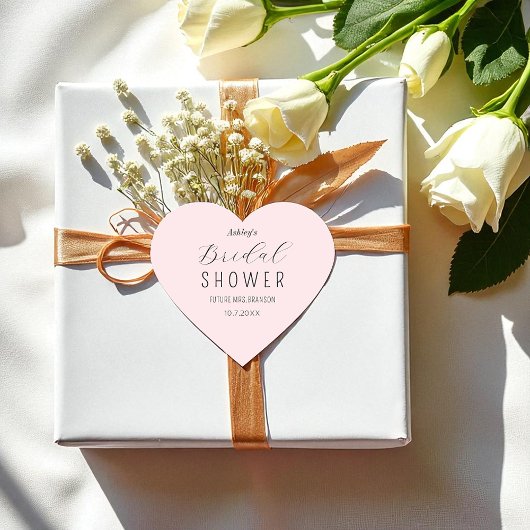 Roze Bruiloft Elegante Script Sticker